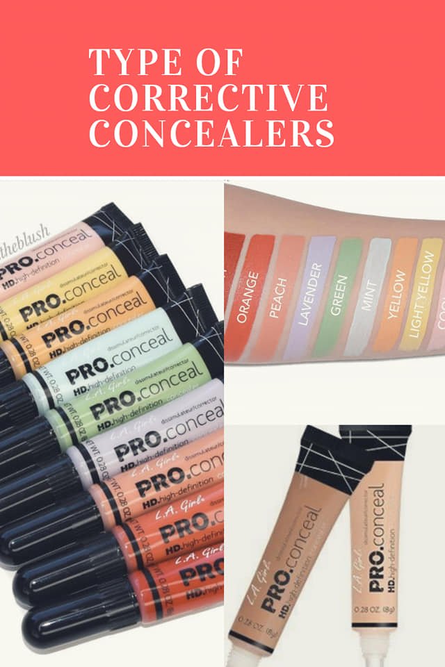 different types of concealer